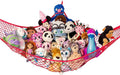 Lilly's Love Stuffed Animal Hammock | Corner Hanging Organizer, Toy Storage, Stuffed Animal Storage Net | Made From Quality Fishing Net, Holds 12lbs | 67"x47"x47" (Red)