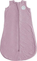 Dreamland Baby Lightweight Bamboo Viscose Sleep Sack (0-6 Months). 1.0 TOG Ultra Soft Blanket w/ 2-Way Zipper. 95% Viscose, 5% Spandex (Mauve). Mom-Owned US Business, Premium Materials