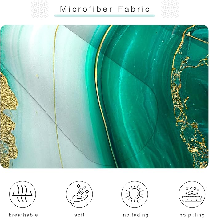 Comforter Set Green Marble: King Size Emerald Green Gold Glitter Bedding Set for Women Adult Girls Bedroom Abstract Turquoise Marbling Quilt Bed Sets 1 Comforter & 2 Pillowcases