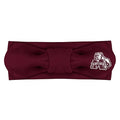 Creative Knitwear Mississippi State Bulldogs Infant Girls Maroon Solid Hair Knot Headband Embroidered Logo - Size Newborn - 4T