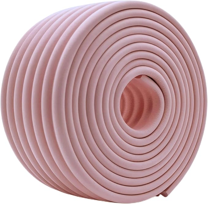 M2cbridge Multifunctional Edge and Corner Guard Coverage Baby Safety Bumper DIY (Pink 13.1ft)