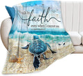 Sea Turtle Throw Blanket Turtle Blanket for Kids Adults Super Warm Soft Cozy Plush Fleece Flannel Blanket for Sofa Couch Bed Birthday Gifts Sea Turtle Print Blanket 60inchx80inch