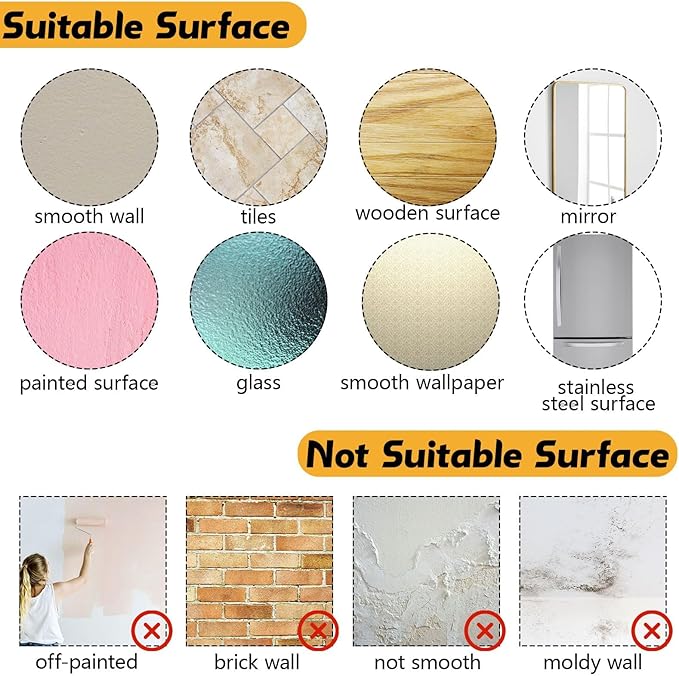 Daisy Wall Decals - 84PCS Removable Peel and Stick Flower Wall Stickers for Girls Room, Living Room, Bedroom, Nursery Decor