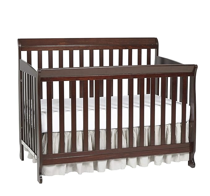 Suite Bebe Riley 4-in-1 Convertible Crib, Espresso Finish