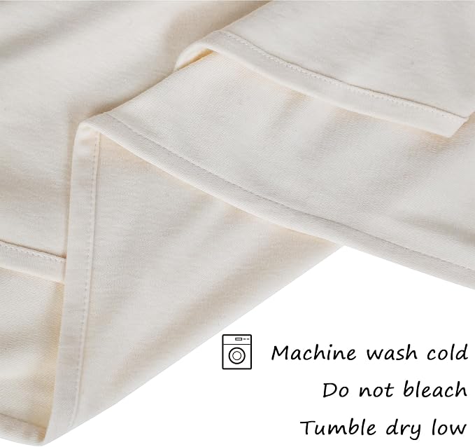 Organic 100% Cotton Multifunctional Blanket 40x40 Inches，Ultra-Soft for Baby & Home，Hypoallergenic, Machine Washable - for Travel, Nursery, Sofa & Camping