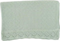 Baby Knit Blanket, 100% Cotton Waffle Patterns, Soft, Cozy, Lightweight Swaddle for Newborn & Infant Swaddling Beige Neutral, Perfect Baby Shower Ideas Sage Green 30x30