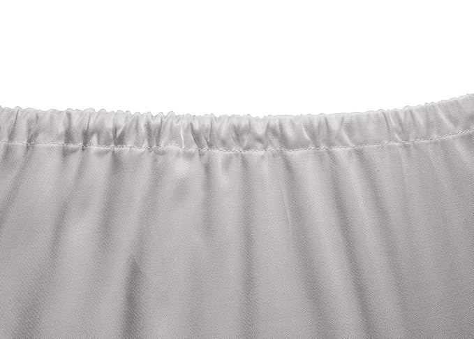 Crib Fitted Sheet by Pure Bamboo, Genuine 100% Organic Viscose Derived from Bamboo, Luxuriously Soft, Ultimate Cooling, Fits Standard Size Crib Mattress (Silver Pearl)