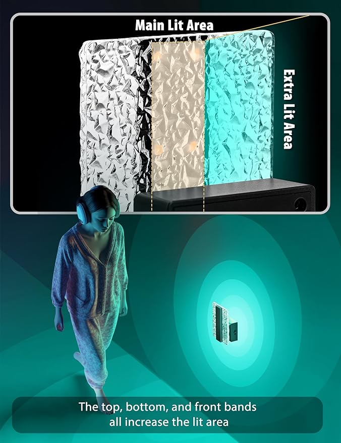 DORESshop LED Night Lights Plug Into Wall [2 Packs], Decorative Night Light with Dusk-to-Dawn Sensor, Color-Changing Nightlights with Slide Button, Night-Lights for Bathroom, Hallway, Christmas Gifts