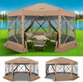 COBIZI 15x15ft Extra Large Pop-Up Gazebo Canopy Tent with Mosquito Netting, Spacious Easy Set-Up Screened Shelter, Durable Outdoor Pavilion with Ground Stakes, Perfect for Patio, Backyard, and Lawn