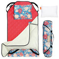 Urban Infant Tot Cot Kids Nap Mat - Toddler Preschool Daycare Bedding Cover with Blanket and Pillow - Balloons