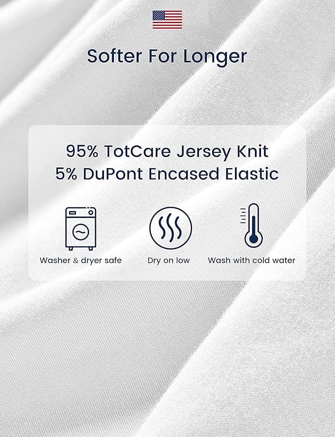 TotAha Premium Stretchy Pack N Play Playard Sheets | Mini Crib Sheets (2-Pack) -Hypoallergenic, Silky Comfort, Buttery Soft, Calming Effect, All-Season Jersey-Knit Sheets 38 X 24 Halloween Pumpkin