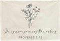 Nursery Scripture Bible Verse-Christian Botanical Decor-Rectangular Banner Flag Poster Wall Decor Gifts for Baby Kids Girl Boy- Nursery,Bedroom,Playroom,Door Decoration-Christmas Gift-28.5"L×20"W