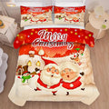 Christmas Comforter Twin Snowflake Comforter Set for Kids Boys Girls Bedroom Snowflake Red Christmas Printed Xmas Festival Bedding Sets,1 Comforter + 1 Pillow Case