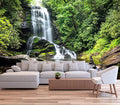 195''x120''Cascading Waterfalls in Forest Wall Mural Large Wallpaper Mural Wall Decor for Bedroom, Living Room, Kids Room(Not Self-Adhesive)