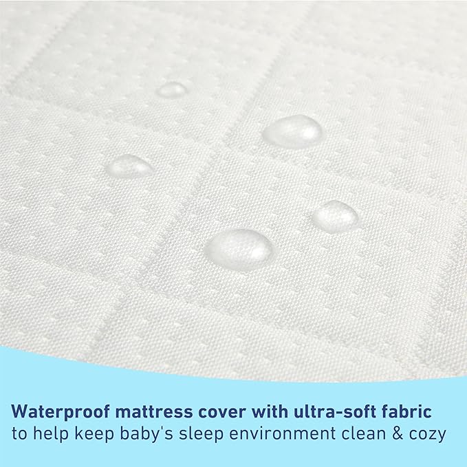 Graco Ultra Dual-Sided Crib Mattress & Protector Value Bundle (1-Pack) – Includes GREENGUARD Gold Certified Crib Mattress, GREENGUARD Gold Certified Waterproof Protector