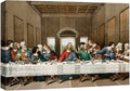 SIGNWIN Framed Canvas Wall Art The Last Supper Painting by Leonardo da Vinci Graffiti & Street Art Famous People Pop Art Modern Urban Multicolor for Living Room, Bedroom, Office - 24x36 inches