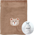 CREVENT 30''X40'' Cute Cozy Fluffy Warm Baby Blanket for Girls Boys Infants Toddlers' Bedding Crib Cot Stroller, Baby Shower Birthday Newborn's Gift - Bear