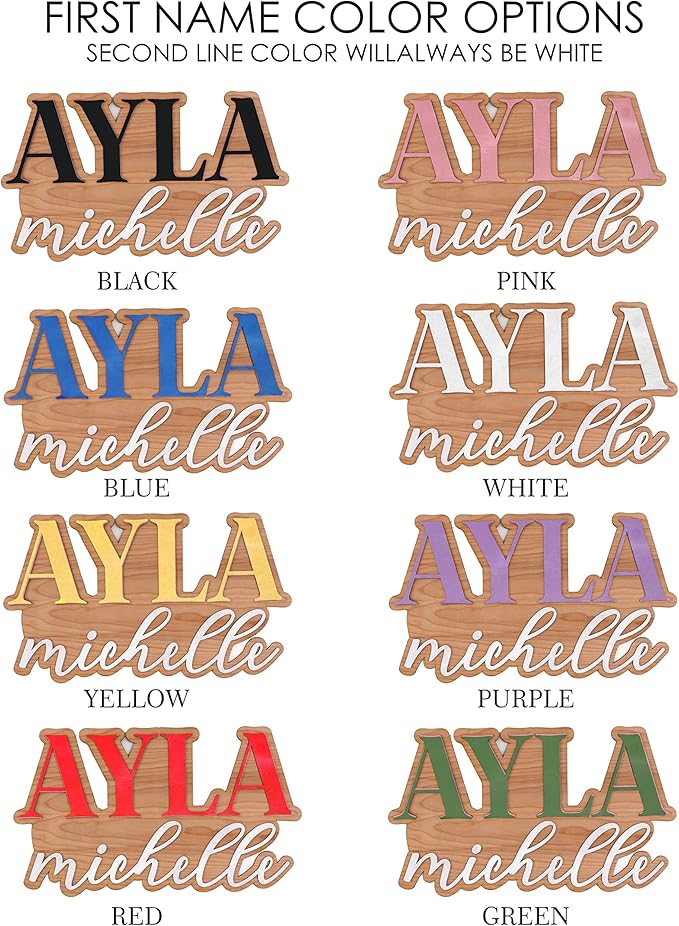 Large Wood Nursery Sign | Nursery name sign for Kids | Custom Wood Name Sign | 3D Wood Baby Name Sign (White)