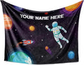 Personalized Astronaut Blanket for Kids | Cozy Space Themed Throw Blanket | Custom Baby Blanket | Soft Warm Blanket | Kids Birthday | Blanket for Boys and Girls (Space V3, Fleece - 30x40)
