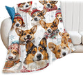 Corgi Blanket Funny Corgi Dog Gifts for Girls Boys Woman Kids Cute Corgis Lover Bear Throw Blankets Soft Blanket Warm Fleece Flannel Plush Blankets for Bed Sofa Couch 50"x60"