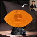 Personalized American Football Lamp with Custom Photo & Text – Sports Night Light for Kids & Adults | Boys Room Decor | Gamer Desk Light | Football Gift for Players, Fans & Coaches