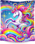 Unicorn Blankets - Kids Blanket Gifts for Girls - Flannel Soft Cute Throws for Room Decor, Couch,Bed - 50"x60"