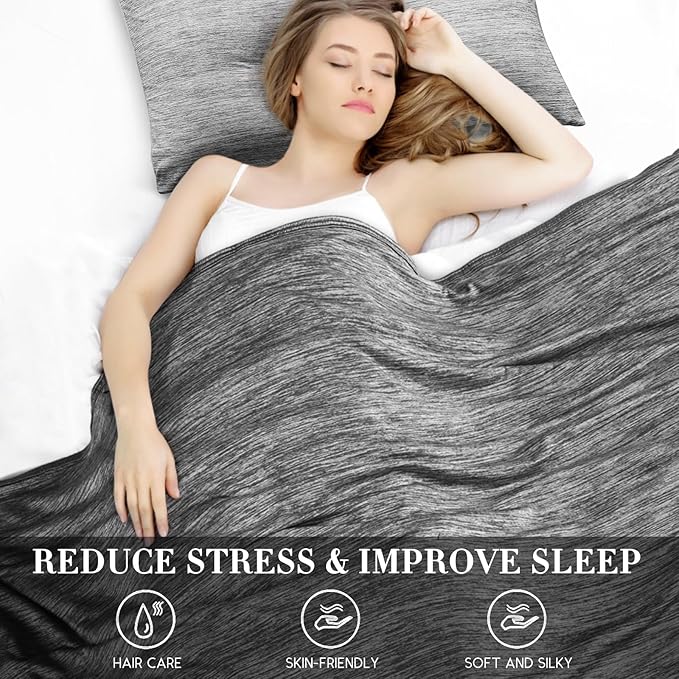 LUXEAR Cooling Blanket for Hot Sleepers Night Sweats Japanese Q-Max>0.5 Arc-Chill Cooling Fiber Keep Adults Children Cool All Night Twin Size Cool Summer Blanket 59 X 79in -Black