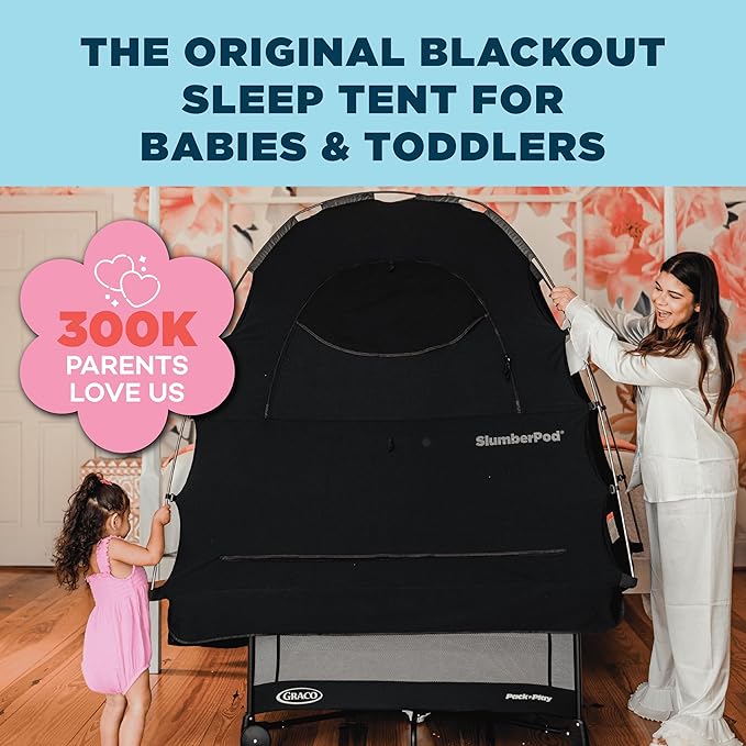 SlumberPod with Fan The Original Blackout Sleep Tent Travel Essential – Baby Grove