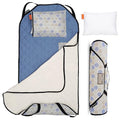 Tot Cot Kids Nap Mat - Toddler Preschool Daycare Bedding Cover with Blanket and Pillow - Ages 2 Yrs to 5 Yrs