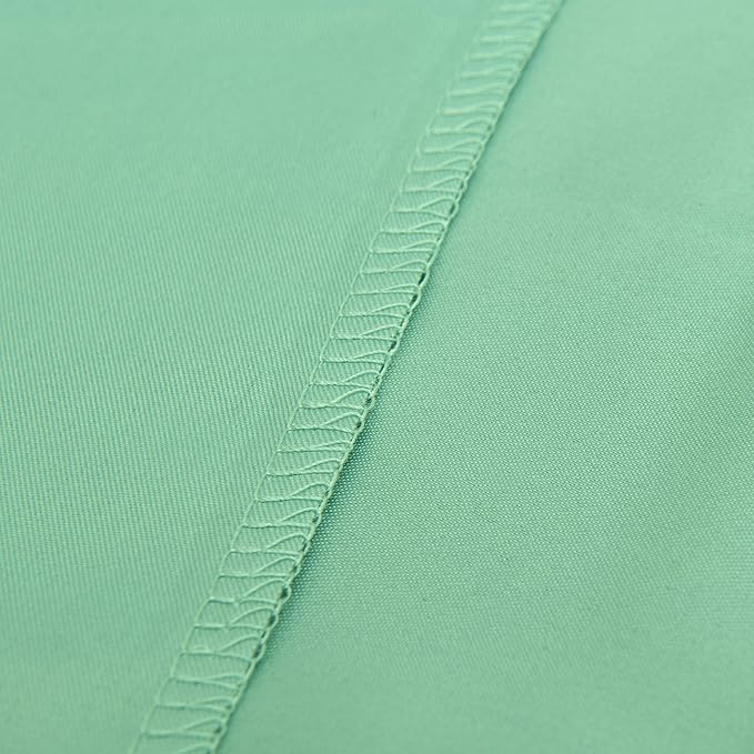 NTBAY Microfiber Toddler Pillowcases with Envelope Closure, 2 Pack 100% Brushed Microfiber Super Soft Travel Kids Nursery Pillow Cases, 14"x20" Fits Pillows Sized 12"x16" 13"x18" 14"x19", Mint