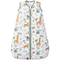 Baby Sleep Sack 6-12 Months, 2.5 TOG Cotton Winter Baby Wearable Blanket with 2-Way Zipper, Warm Soft Sleeping Bag for Newborn Infant Boy Girl, Medium Giraffe