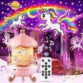 Sound Machine Baby Night Light Projector, 15 White Noise | 21 Colors | 15 Films Toddler Night Light for Kids, Remote Control Baby White Noise Machine, Unicorn Toys for Girls
