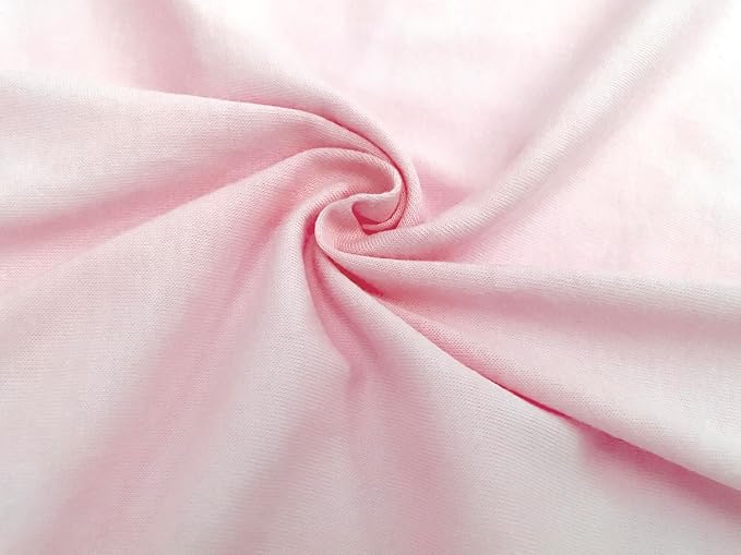 American Baby Company 2 Pack Fitted Crib Sheets 28" x 52", 100% Polyester Ultra Soft Microfiber, White/Pink, for Boys and Girls, Fits Crib and Toddler Bed Mattresses