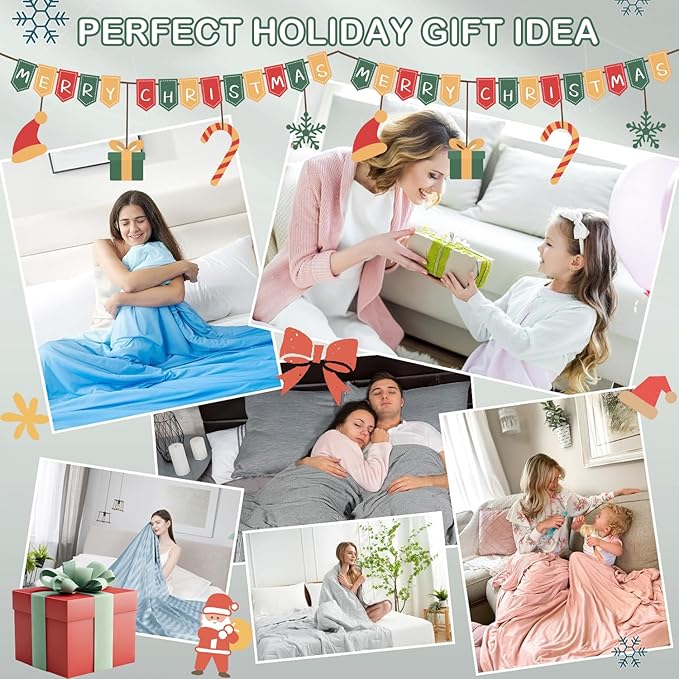 Elegear Revolutionary Cooling Blanket Queen Absorbs Heat to Keep Body Cool for Night Sweats, Arc-Chill3.0 Cool Fiber Q-Max>0.5 for Hot Sleepers, Lightweight Summer Cold Blankets for Sleeping 79“ x 86”