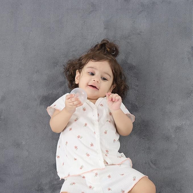 1.3" Thick Baby Floor Play Mat 79x158, Basic Padded Foam Mat for Tummy Time Crawling, Non Slip Cushioned for Babies Toddlers Infants Kids (Dark Grey)