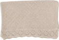 Baby Knit Blanket, 100% Cotton Waffle Patterns, Soft, Cozy, Lightweight Swaddle for Newborn & Infant Swaddling Beige Neutral, Perfect Baby Shower Ideas Beige 28x36