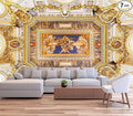 Gold Jesus Christ Religious Fine Decorative Wall Mural for Interior Ceiling and Backdrop Murals（Not Peel and Stick）