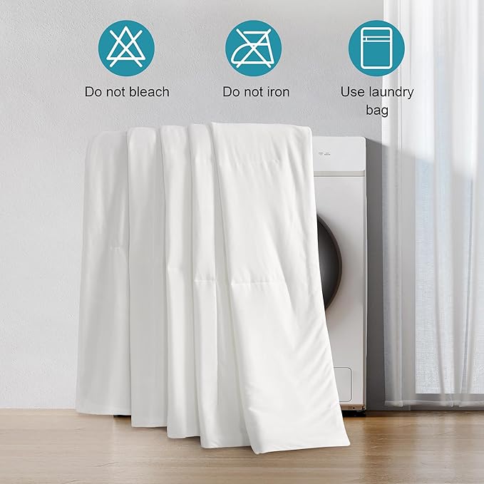 NTBAY Cooling Blanket King, 104x90 Inches - Lightweight Summer Bed Blanket for Hot Sleepers, Japanese Double-Sided Q-Max 0.45 Cooling Fabric, White