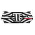 Creative Knitwear Georgia Bulldogs Infant Girls Black/White Striped Hair Knot Headband Embroidered Logo - Size Newborn - 4T