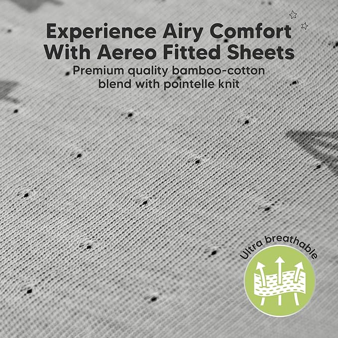 KeaBabies 2-Pack Fitted Crib Sheets for Boys, Girls, Baby - Soft Bamboo Viscose Cotton, 52x28 Standard Crib Mattress Sheets, Toddler Bed Mattress Cover, Gender Neutral, Breathable, Durable (Bunnies)
