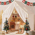 Tiny Land Kids Play Tent, Kids Tent for Girls and Boys, Indoor Playhouse for Toddlers, Large Play House | Reading Nook (Lace Play Tent)
