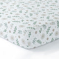 Dreamology Mini Muslin Crib Sheets Girls,Boys,Super Soft,Breathable 1-Pack,100% Cotton Muslin Crib Sheet Fitted,Crib Sheet,Pack n Play Sheets, 24x38 Mini Crib Sheets | Flowers