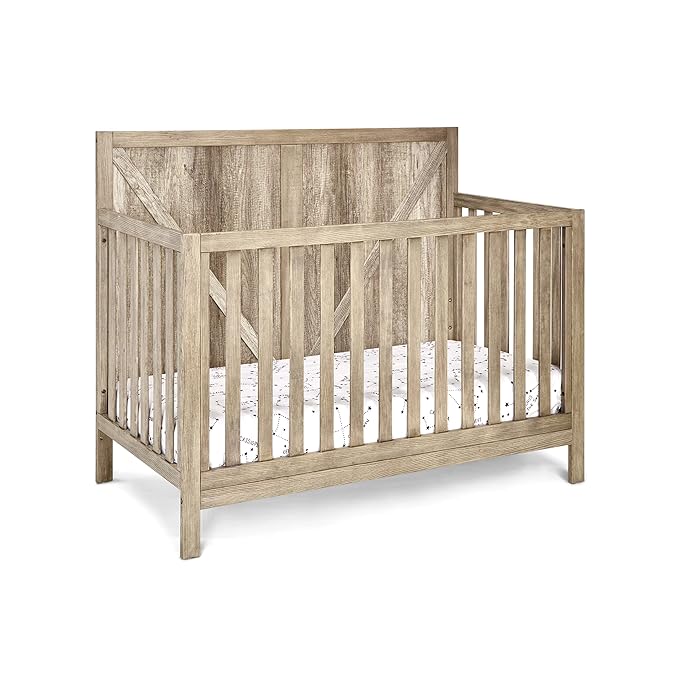 Suite Bebe Barnside 4-in-1 Convertible Baby Crib in Vintage Chestnut