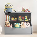 CAPHAUS Kids' Multifunctional Book and Toy Storage Cubby - Open Shelf Organizer for Nursery, Playroom, Closet - Home Organization Toy Bookcase