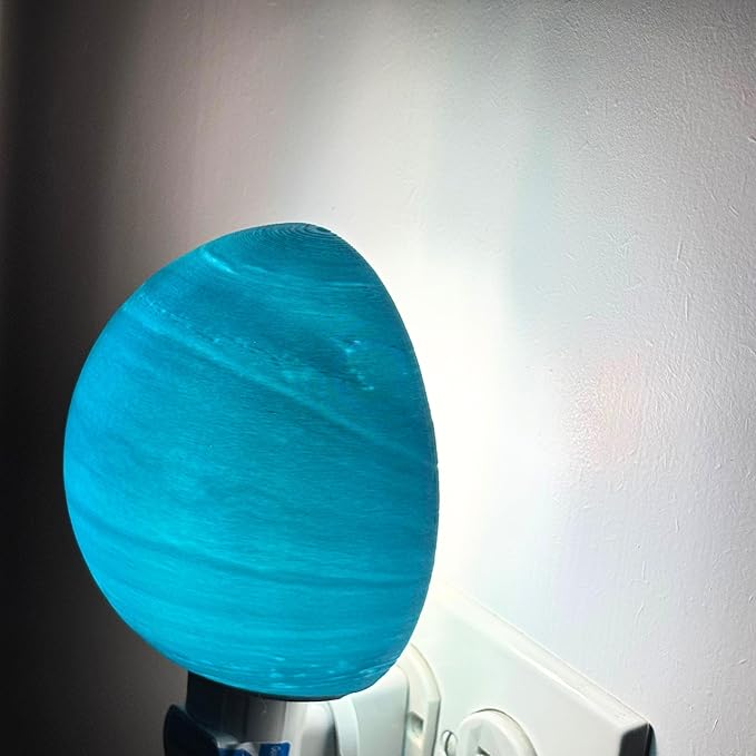 Uranus Night Lights | 5" Uranus Night Lamp LED Light | 3D Solar System NightLight, Planet Home Décor, Space Nursery, Kids Room, Space Gift, Birthday Gifts, Bedroom Decorations