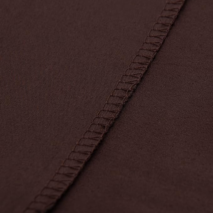 NTBAY Zippered Toddler Pillowcases Set of 2, 100% Brushed Microfiber 13x18 Pillowcases, Super Soft and Cozy Travel Kids Nursery Pillow Cases, 13x18 Inches, Dark Brown