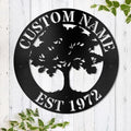 Custom Metal Signs Metal Name Sign Metal Wall Art Split Letter Monogram Wall Decor Metal Wall Art Last Name Sign Family Name Sign Personalized Wedding Gift Fire Pit Sign Outdoor Decor Cabin Sign