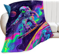 Astronaut Blanket Spaceman Throw Blanket Astronaut Gifts and Decor Fantasy Astronaut Blanket for Boys Girls Women Men Kids Adults Soft Warm Cozy Fleece Blanket for Couch Sofa Bed 80"x60"