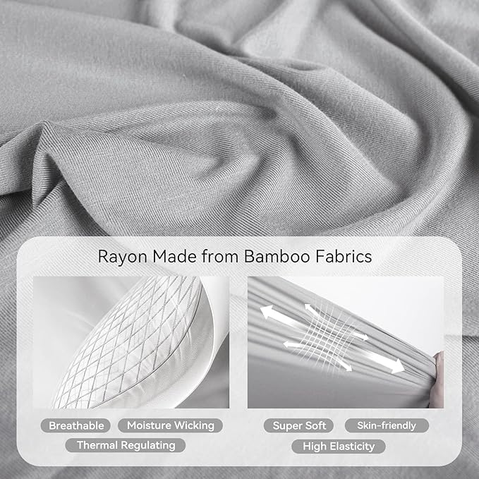 Rayon Made From Bamboo Sleep Sack 3t-4t 0.5 Tog Ultra Soft Summer Toddler Sleep Sack 36-48 Months with Feet 2-Way Zipper Lightweight Sleeping Bag Baby Wearable Blanket (2 Pack)-Pink & Gray