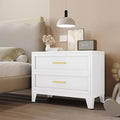 24.8" Tall Metal Dresser for Bedroom, 2 Drawer Nightstand, Side Table, Under Desk Steel Storage Drawer Cabinet, File Drawer for Home Office,Living Room, Entryway, Hallway
